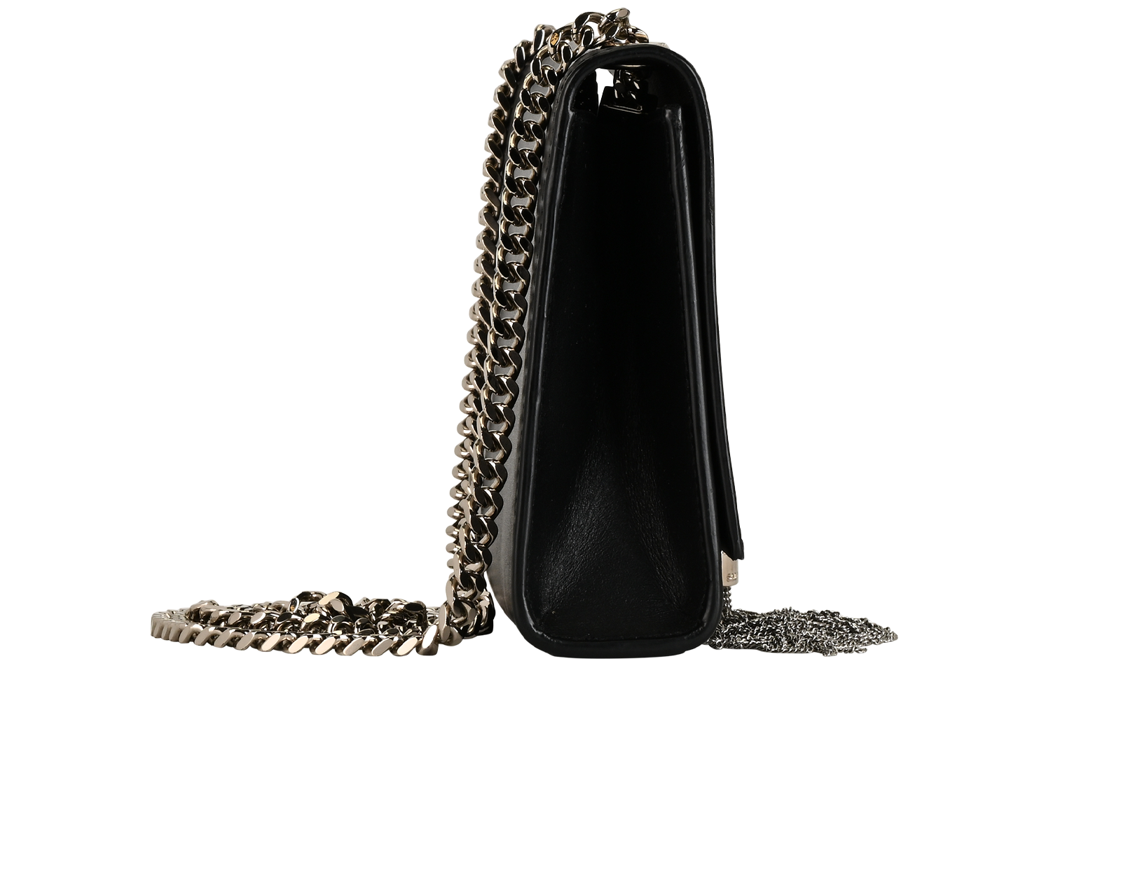 Small Kate Tassel, &pound;795, Handbags, Black, Leather, Side view